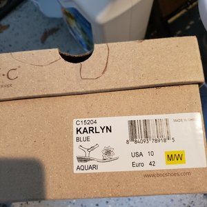 BOC Karlyn Blue Aquari Sandles Size 10